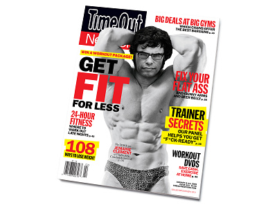 Get Fit | Time Out New York art direction cover design design editorial design magazine magazine cover popculture