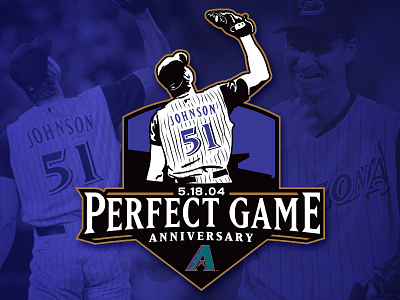 Randy Johnson - Perfect Game Anniversary anniversary baseball d backs perfect game randy johnson