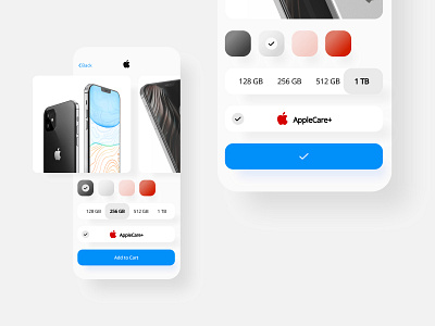 Apple application iteration app design iphone minimal ui ux
