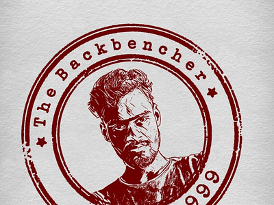 The backbencher cool logo with photo