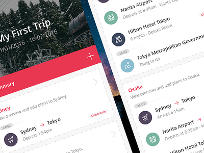 Travel Application - iPhone app application ios iphone mobile planning react react native sketch travel ux