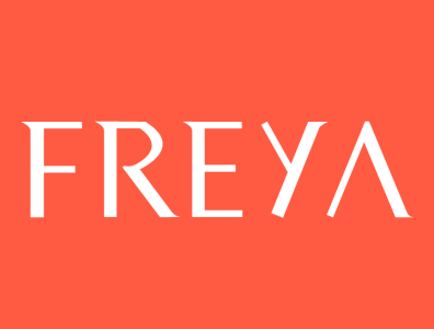 Freya Logo branding illustration logo typography