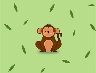 Monkey animation branding design graphic design illustration illustrator vector