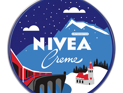 Create a NIVEA Creme Swiss Anniversary Edition packaging