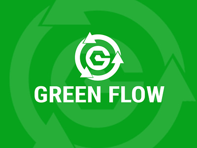 Green Flow Crypto Coin Logo