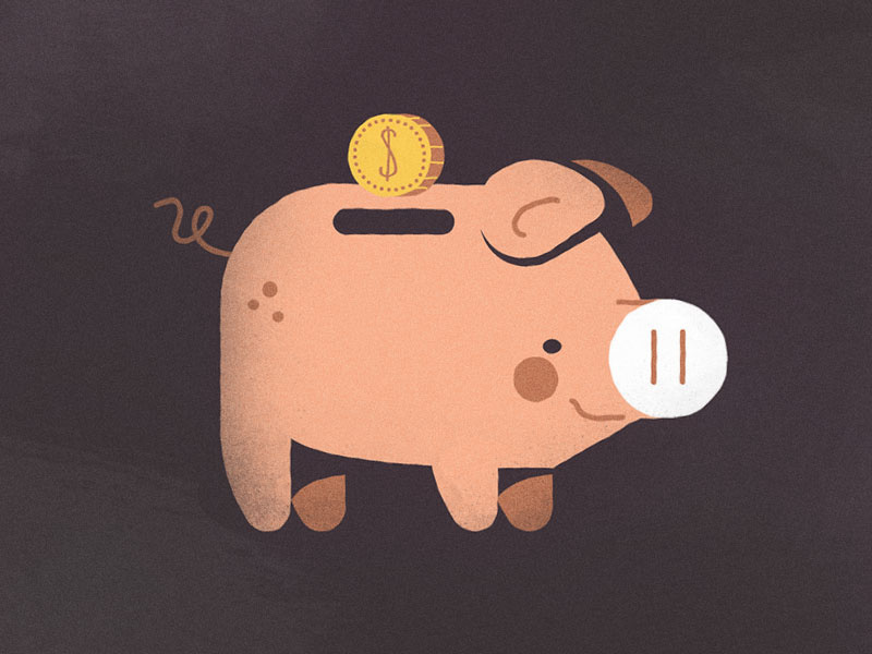 oink bank by Oliver Sin on Dribbble