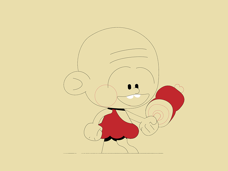 Back to Bits - Super Bonk! angry animation baby bald bonk caveman head kid meat pc rage super