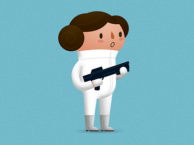 Princess Leia animation empire illustration leia princess star wars uncut