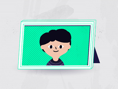 portrait animation black hair boy bullying concept frame kid picture portrait project style styleframe to this day