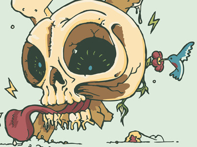 Skull obsession illustration skull vector
