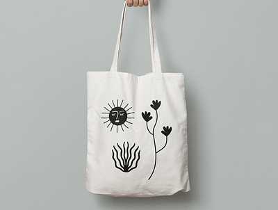 Tote Bags Design brand branding design graphic design illustration logo typography vector