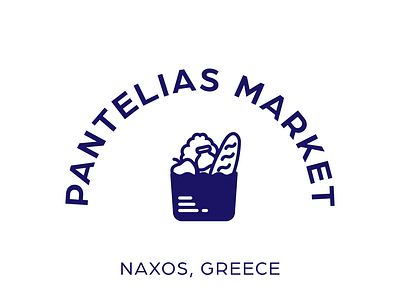 Brand Identity for Pantelias Market, Naxos, Greece