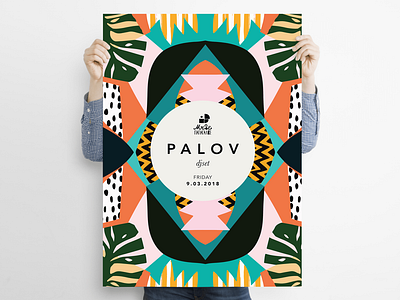 Event Poster for Palov, Ble Papagalos, Athens, Greece