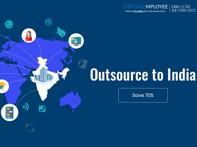 Outsource your business functions to India with Virtual Employee outsourcing services