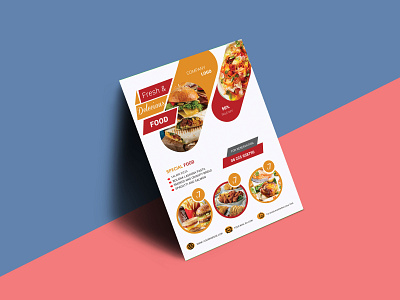Food menu Flyer Mock up business flyer flyer food design flyer food design flyer food menu flyer graphicdesign restaurant simple flyer