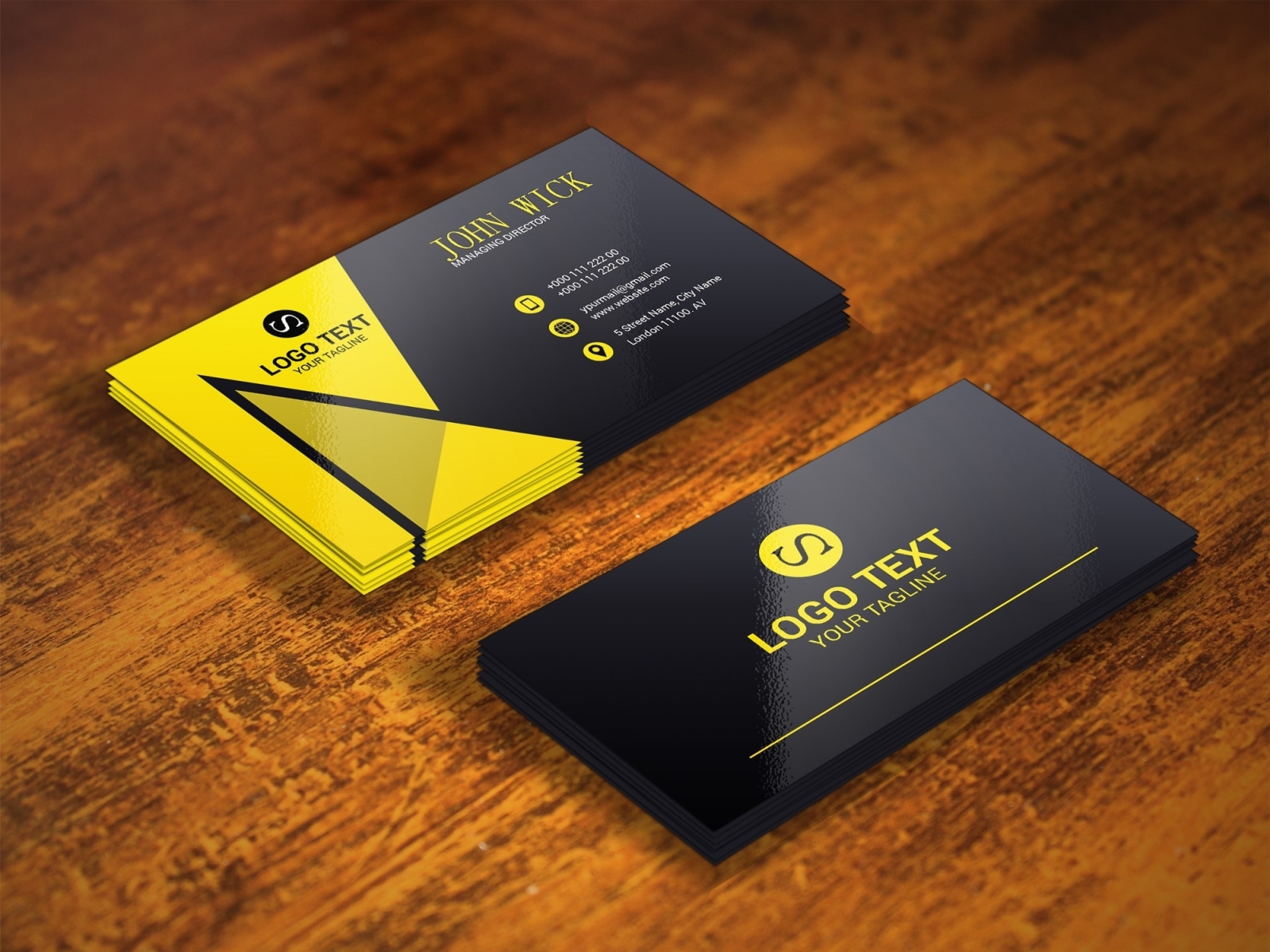 business card by nafsan zakia on Dribbble