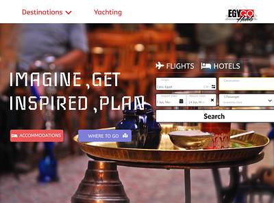 Egygo Hotels branding design ui ui design web