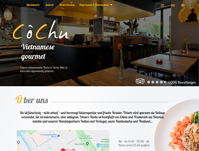 Co-chu A Vietnamese Restaurant branding design ui ui design web