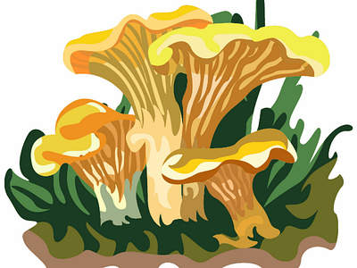 Mushroom plants 🍄 pt7 mushroom botanical ai vector