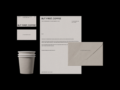but first, coffee — coffee bar aesthetics brand identity branding coffee graphic design logo minimalism polygraphy