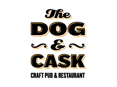 The Dog & Cask Typography Exploration (Unchosen)