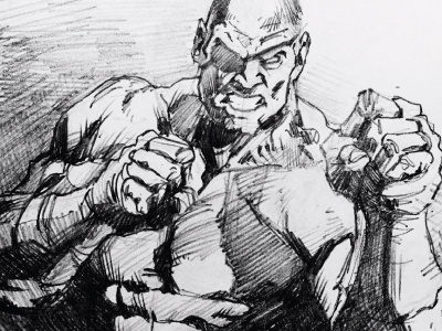 Sagat sketch bw doodle draw drawing painting pencil sagat sketch street fighter