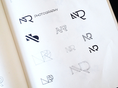 Newberry Rosario Sketches 1 branding icon letter logo mark monogram n r type typography