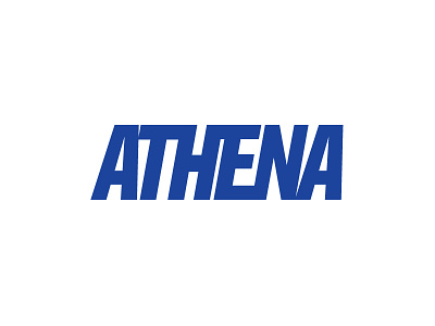 Athena 3 atheltic bold connected fitness letter lettering movement type typography