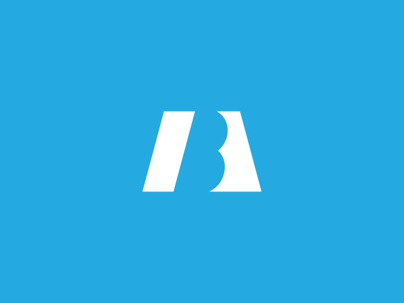 Boswell Aiosa & Co. Logo (Unchosen) bold straight development real estate house home mark b a type letter icon