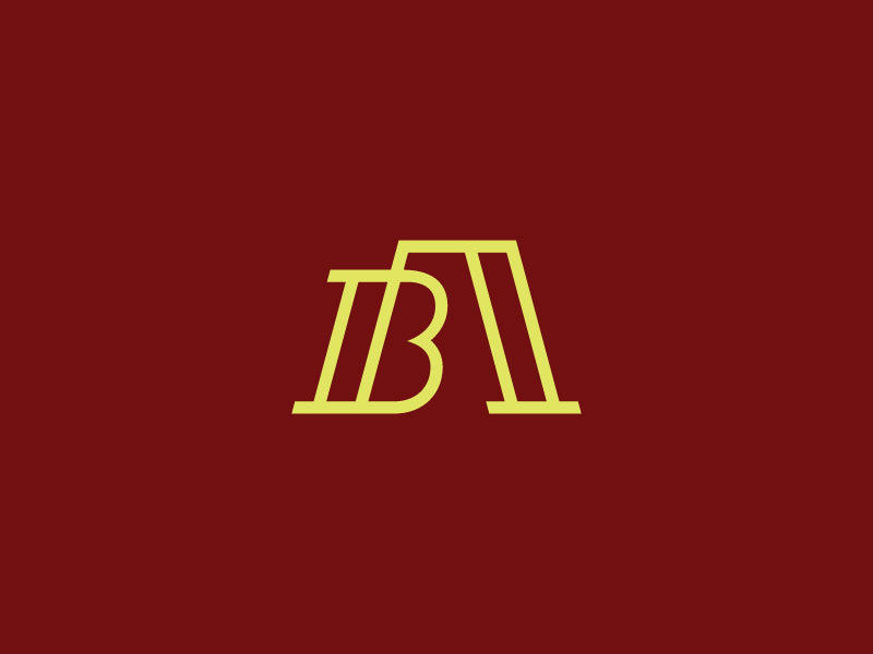 Boswell Aiosa & Co. Logo (Unchosen) build building house home realty real estate iconic skeleton line linear b a