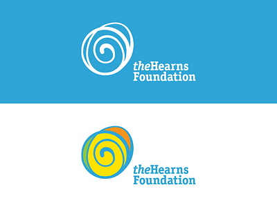 The Hearns Foundation child children foundation icon iconic logo sun type typography