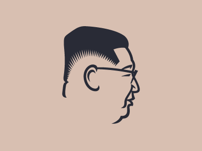 KimJongUn Fade design fade illustration kimjongun logo