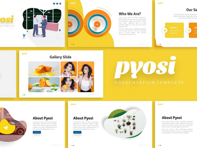Pyosi Creative Presentation branding creative graphic design powerpoint presentation presentation design presentation layout presentation template templete