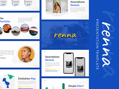 Renna Creative Presentation branding creative graphic design powerpoint presentation presentation design presentation layout presentation template templete