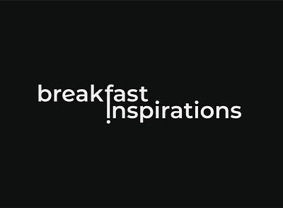 Breakfast Inspirations blog branding design logo logo design