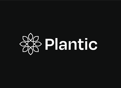 Plantic branding design logo logo design