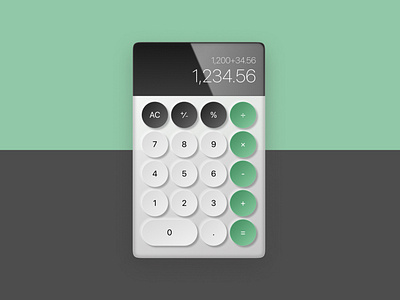 Neumorphic Calculator