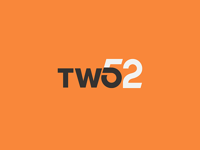 252 2 52 brand fifty two logo orange two