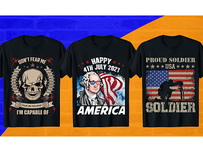 U.S.A army T-Shirt Design Bundle