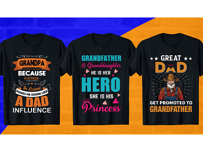 Grandpa T-Shirt Design Bundle