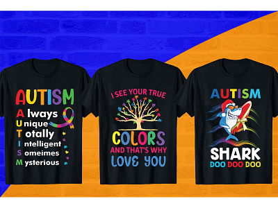 Autism T-Shirt Design Bundle