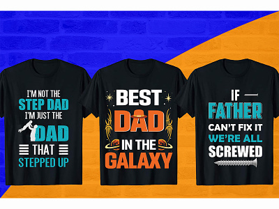 Father Day T-Shirt Design Bundle branding dad dad tshirt design father day tshirt fathersday graphicdesign illustration papa template tshirt tshirtdesign typography
