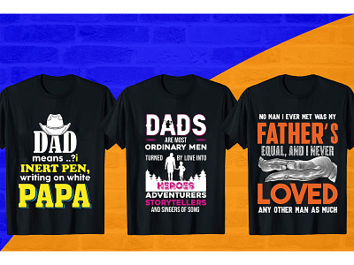 Father Day T-Shirt Design Bundle dad dad day father day tshirt graphic design papa t shirt design tshirt tshirtdesign typography
