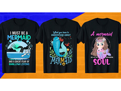 This is My New Mermaid T-Shirt Design