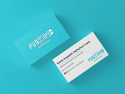 Logo Design for a Mexican Fish Market blue business card design fish fish logo mexico seafood turquoise