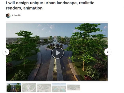 Park Design 3d animation graphic design