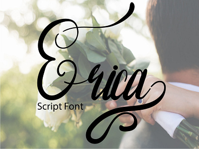Erica Script font animation branding design illustration logo typography vector web