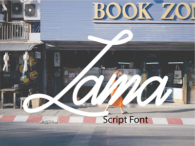 Lama script font