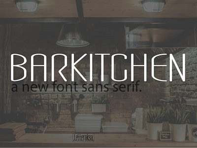 BARKITCHEN sans serif font