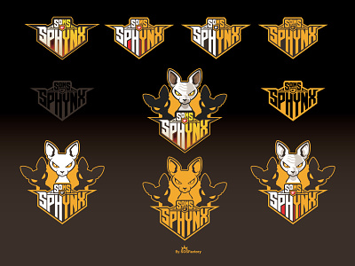 Sons of Sphynx Logo design mascot logo sphynx cat sphynx logo sphynx mascot